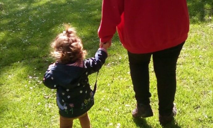 child walking